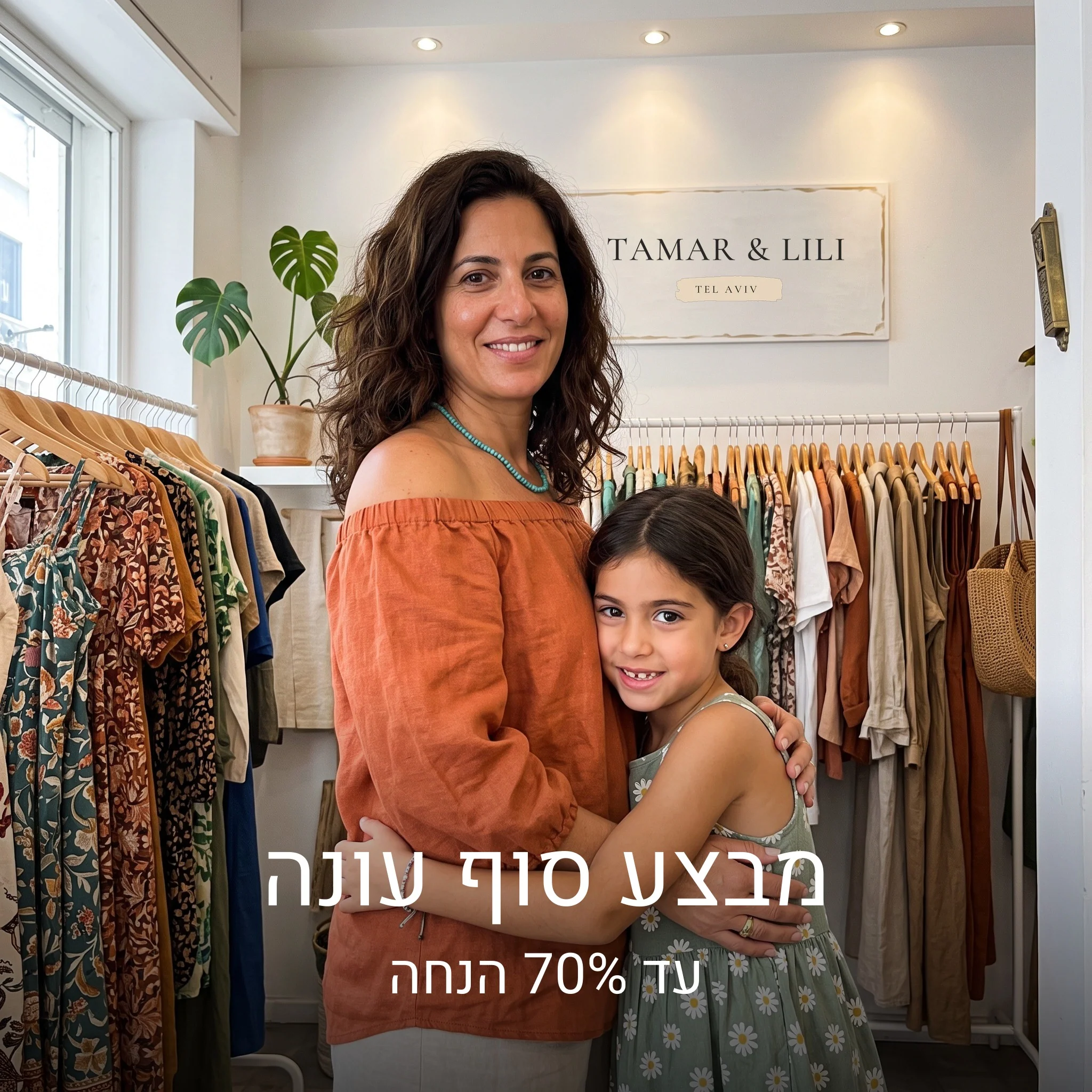 מבצע סוף עונה עד 70% הנחה